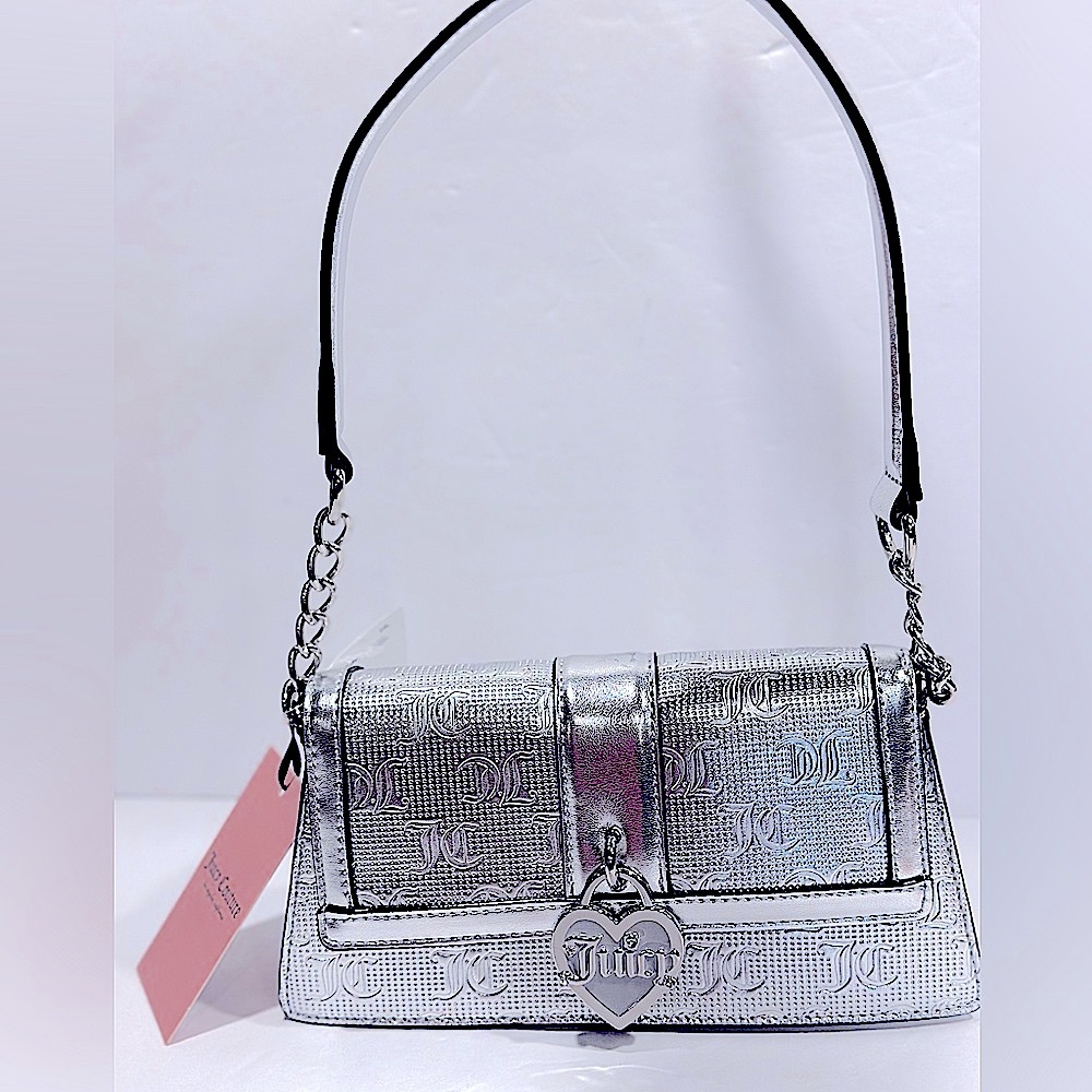 Juicy Couture Silver Simply Perfect Shoulder Bag